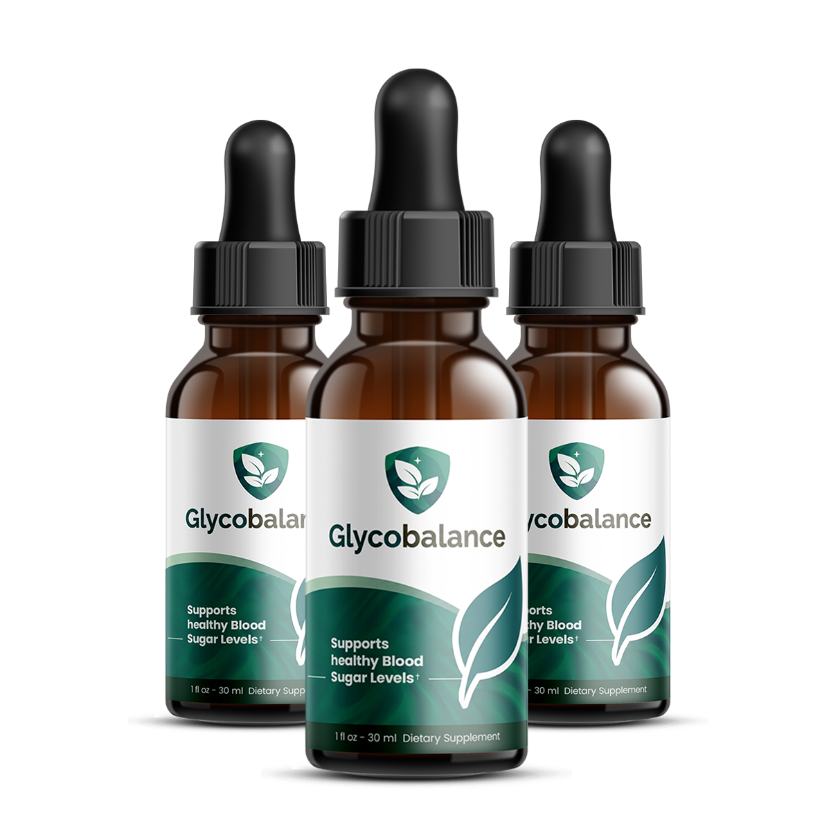 GlycoBalance® blood sugar support supplement — 3 bottle pack